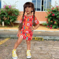Vestido Menina trapézio