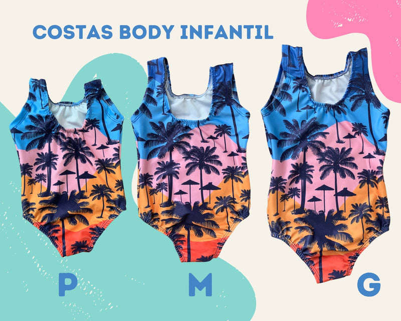 PROMO - Kit Mãe e Filha - Body SLIM c/ Infantil 6 a 10 anos