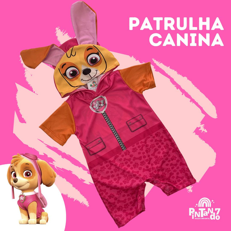 Fantasia Menina Patrulha Canina - Skye