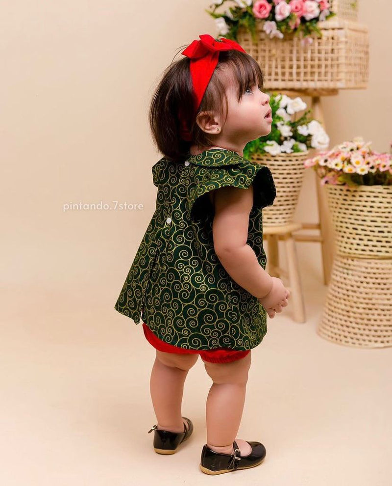 Conjunto Batinha Natal - Menina
