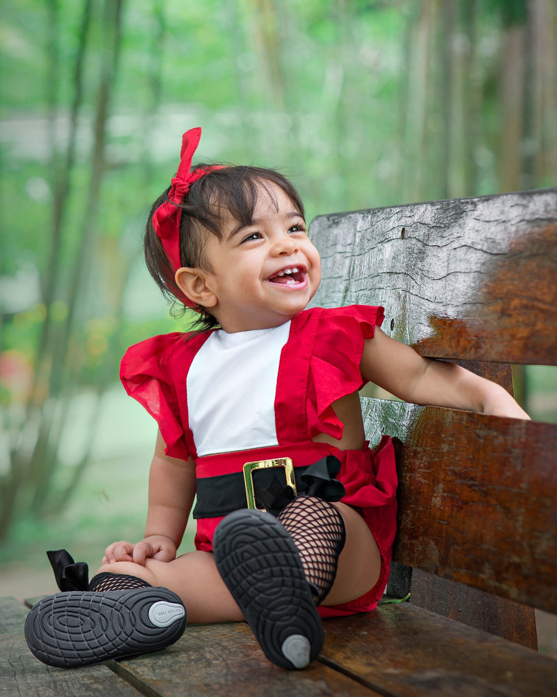 Romper Mamãe Noel Menina