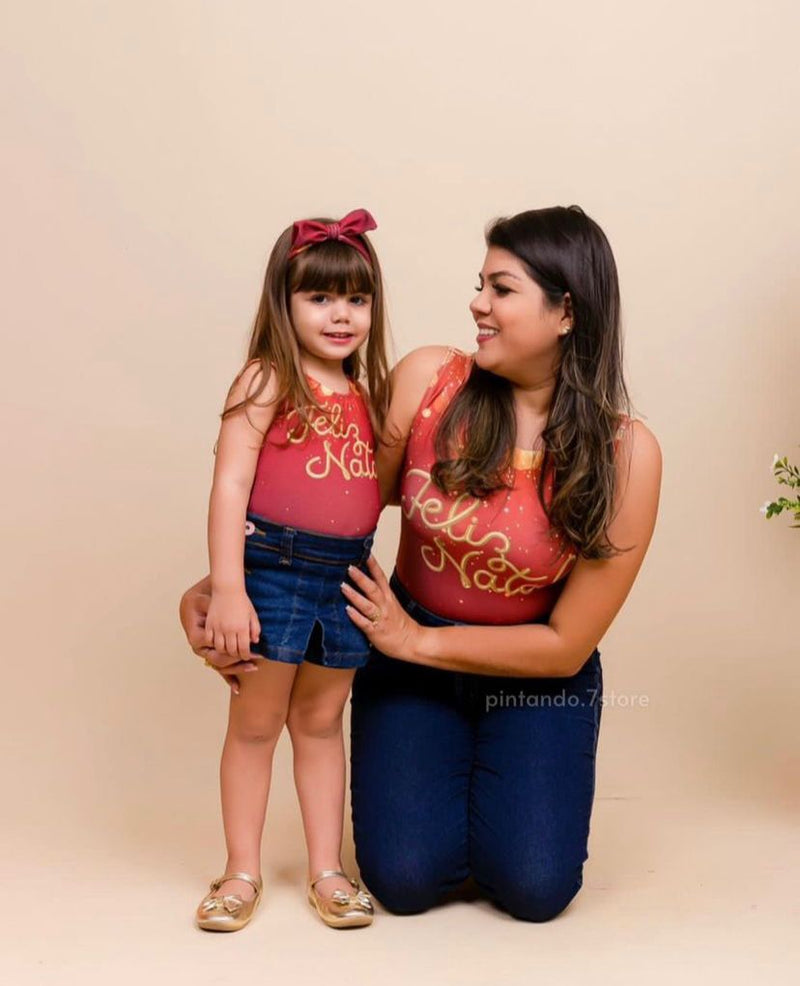 Kit Mãe e Filha de NATAL