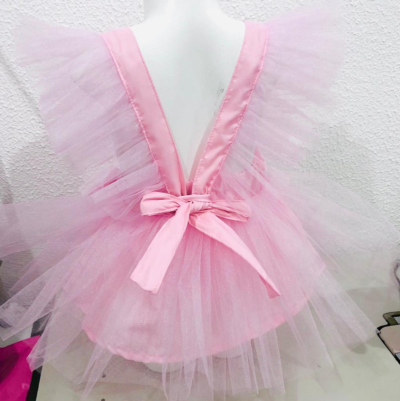 Vestido Temático de Tule Minnie - Menina