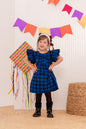 Vestido Trapézio Xadrez - Menina
