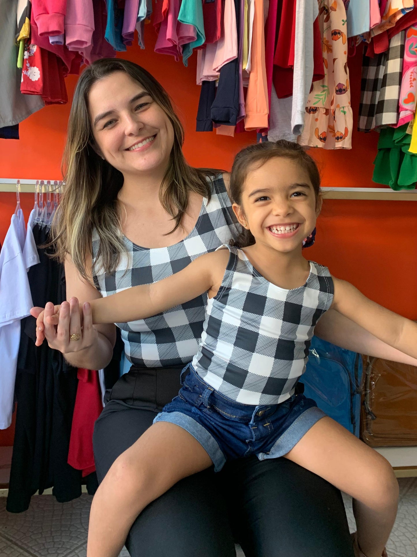 KIT Mãe e Filha JUNINO - 2 Bodys Suplex