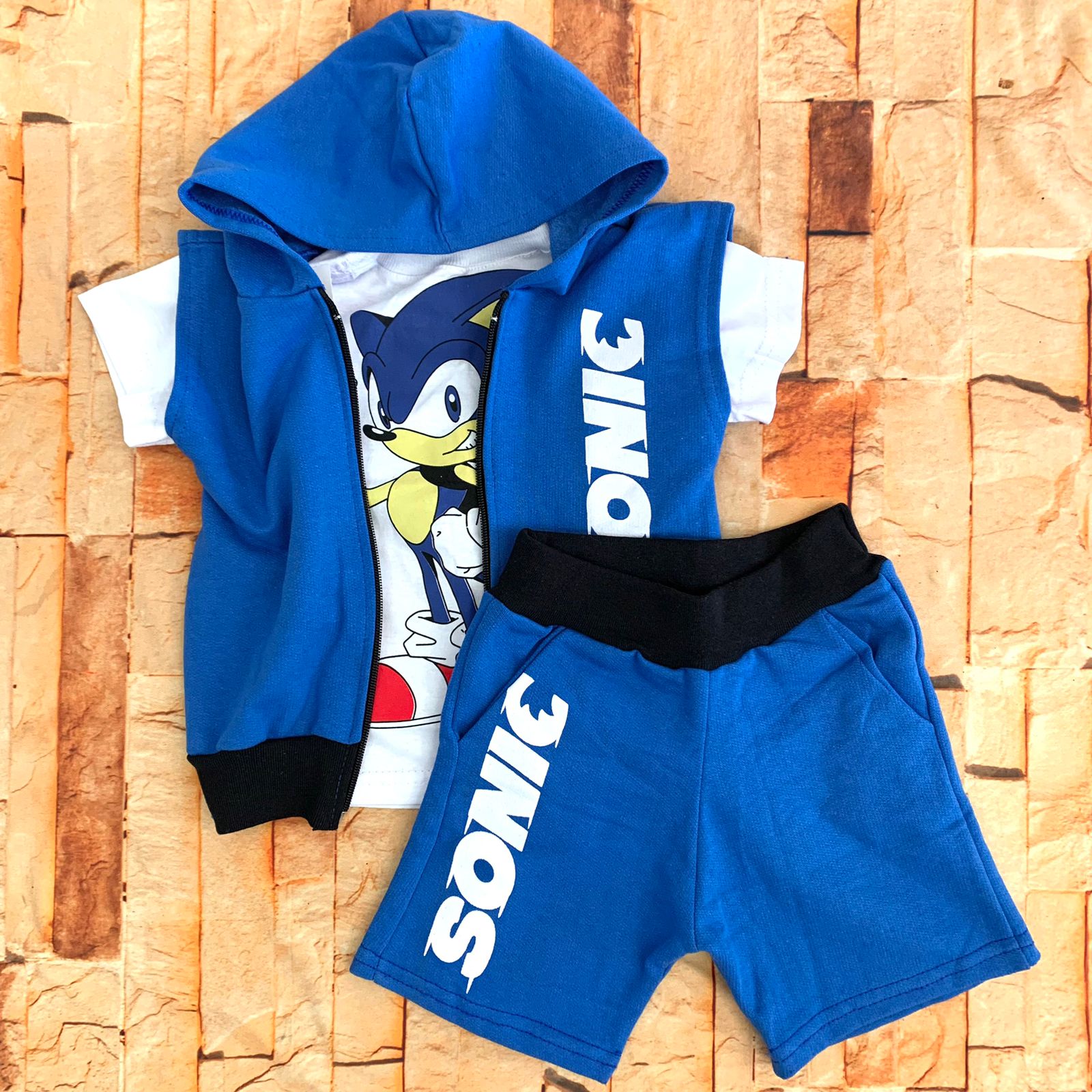 Conjunto Moletinho c/ 3 peças - Menino