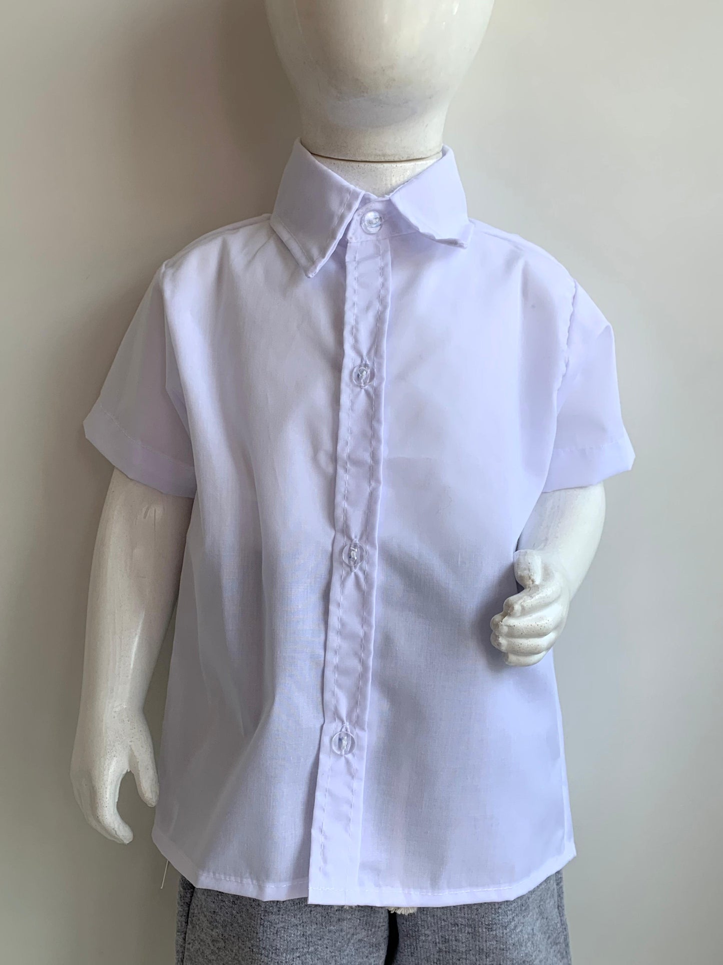 Camisa social lisa para menino