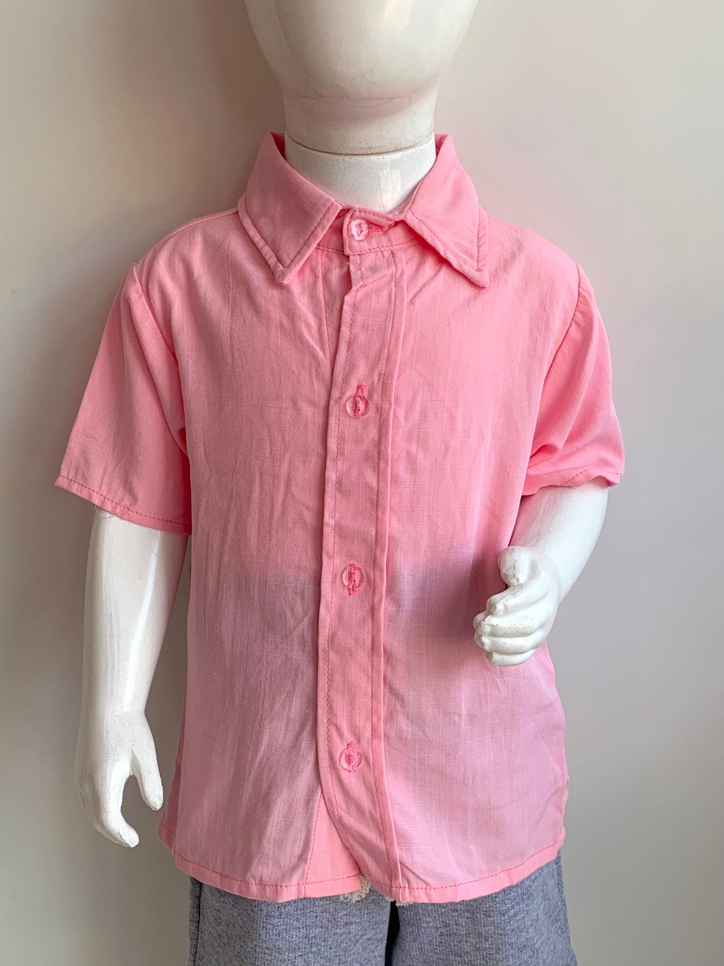Camisa social lisa para menino