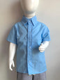 Camisa social lisa para menino