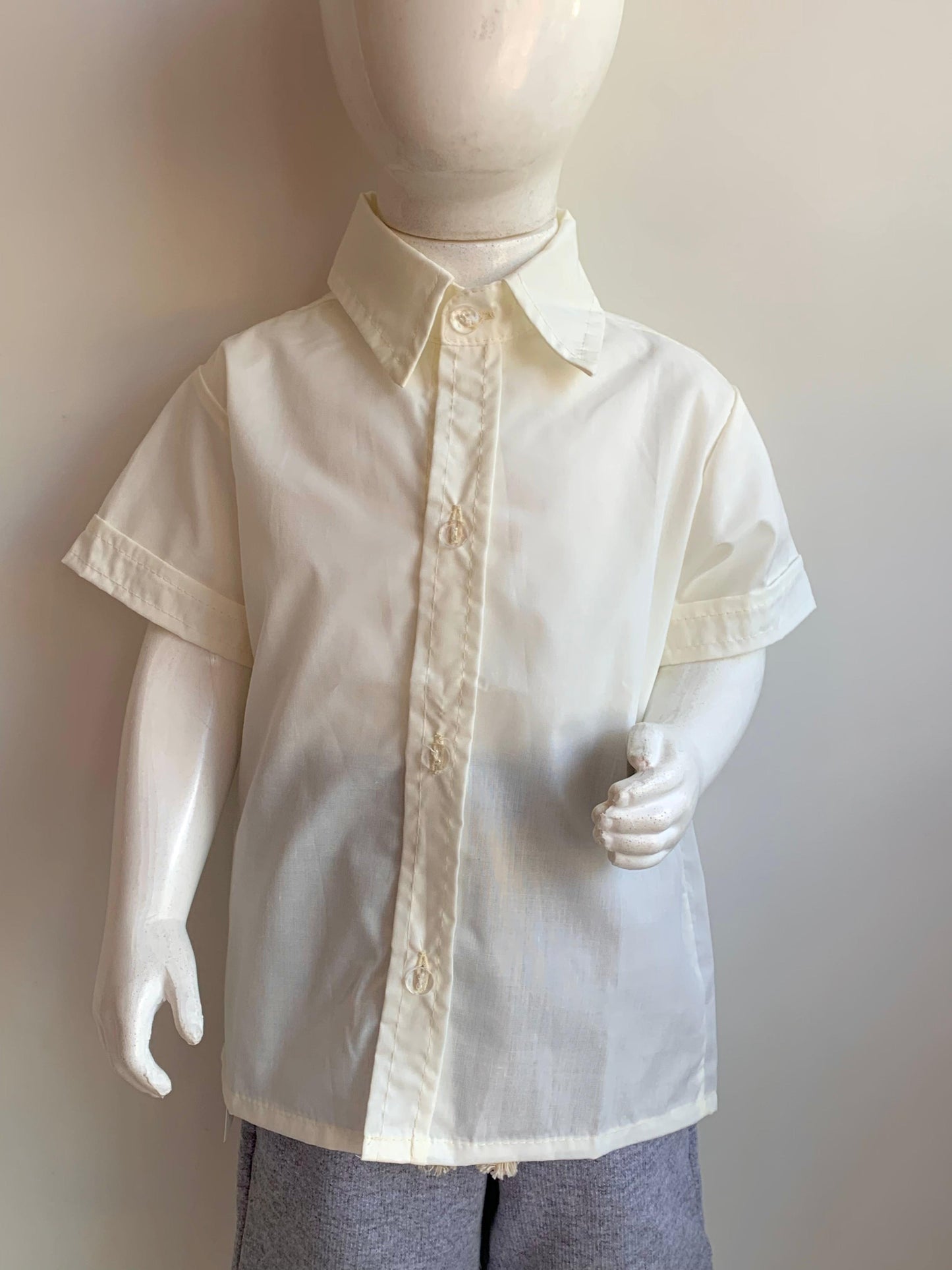 Camisa social lisa para menino