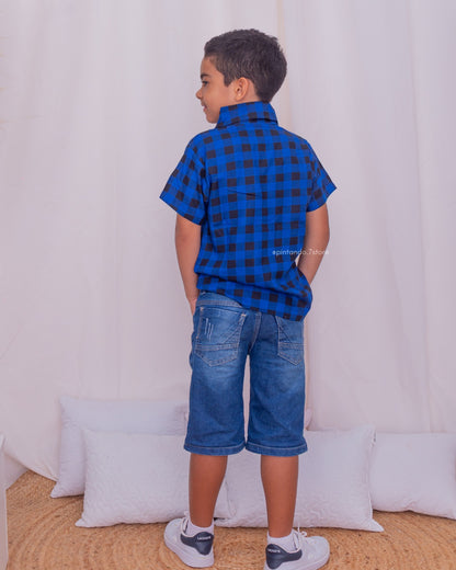 Camisa Xadrez São João menino infantil