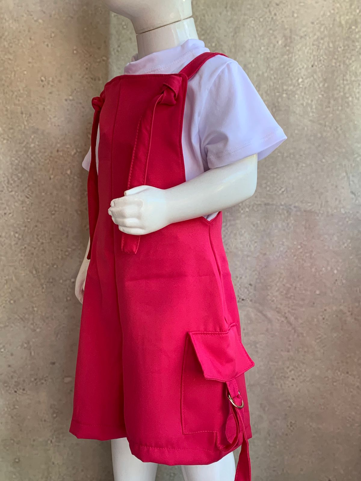 Macaquinho + Cropped - MENINA