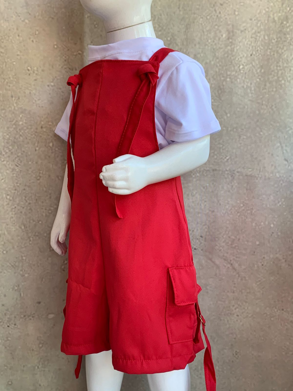 Macaquinho + Cropped - MENINA