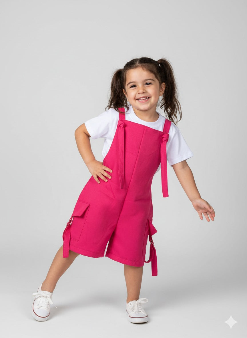 Macaquinho + Cropped - MENINA