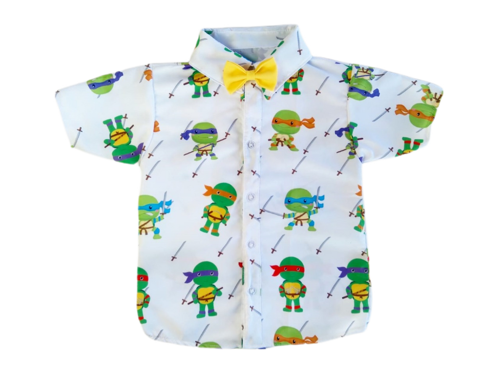 Camisa Temática - Tartarugas Ninjas BLACK