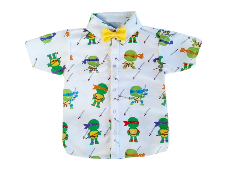 Camisa Temática - Tartarugas Ninjas BLACK