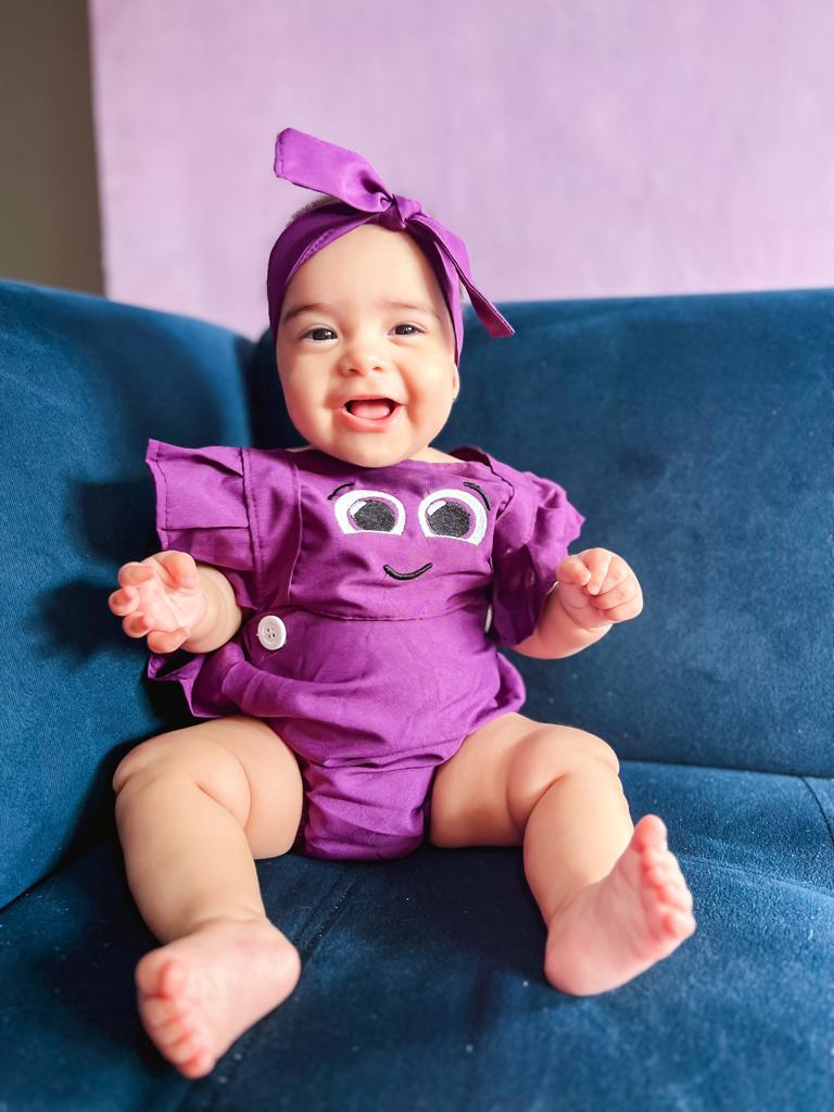Romper Menina - Temas / Mesversário BLACK
