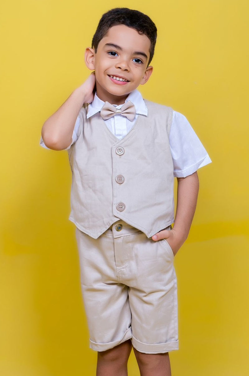 Conjunto Colete Batizado Pajem infantil menino