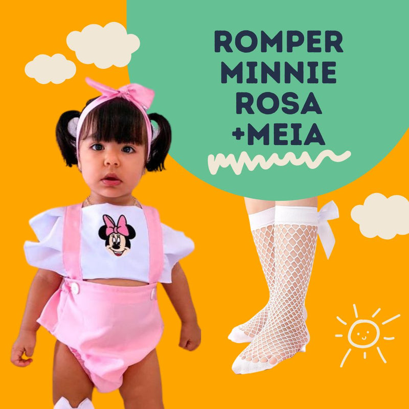 Romper Temático com Meia Feminino Infantil