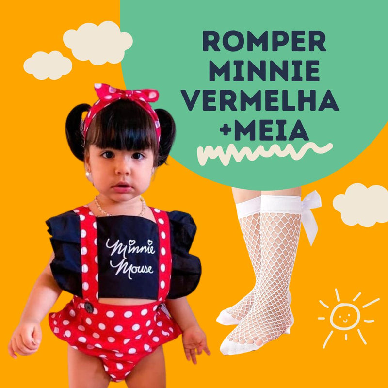 Romper Temático com Meia Feminino Infantil