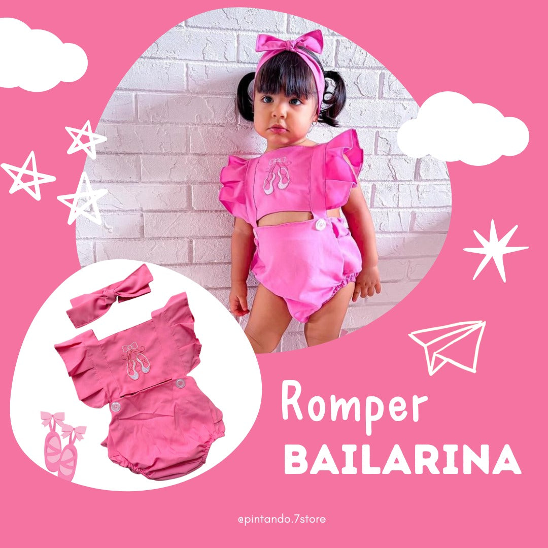 Romper Menina - Temas / Mesversário BLACK