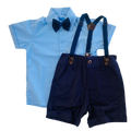 Batizado - Conjunto Azul com marinho