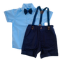 Batizado - Conjunto Azul com marinho