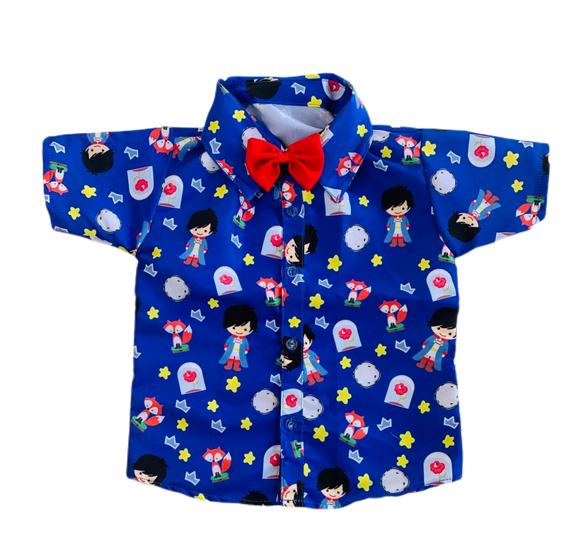 Camisa Pequeno Príncipe Moreno temática