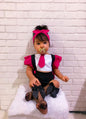 Romper Menina - Temas / Mesversário BLACK