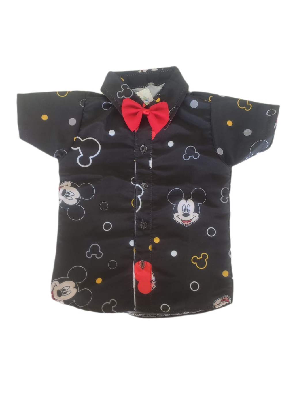 Camisa Mickey Estampada Preta BLACK