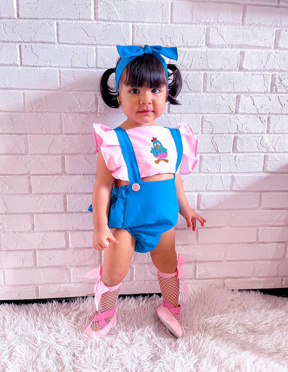 Romper Menina - Temas / Mesversário BLACK