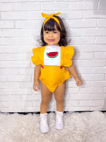 Romper Menina - Temas / Mesversário BLACK